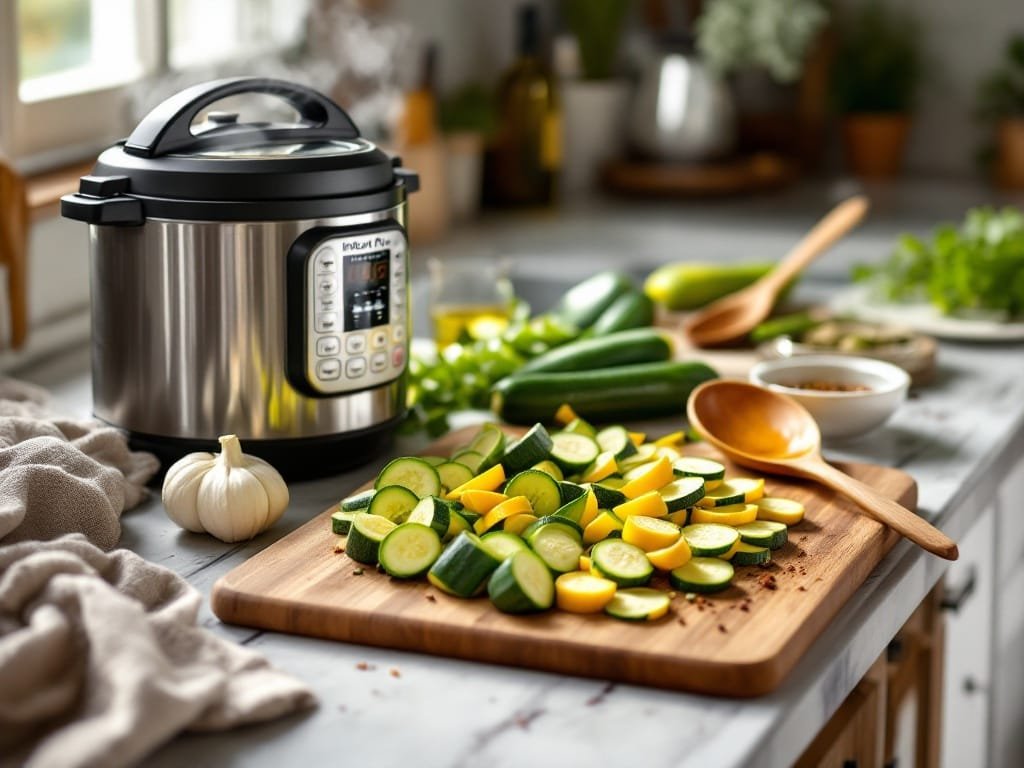 Quick and Easy Instant Pot Sauteed Zucchini Recipe - The Kitchens Aid - The Kitchens Aid