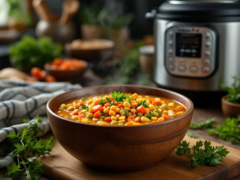 Cozy One Pot Instant Pot Lentil Soup
