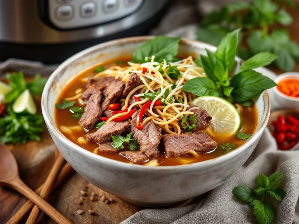 Quick and Flavorful Instant Pot Pho Recipe - The Kitchens Aid - The Kitchens Aid