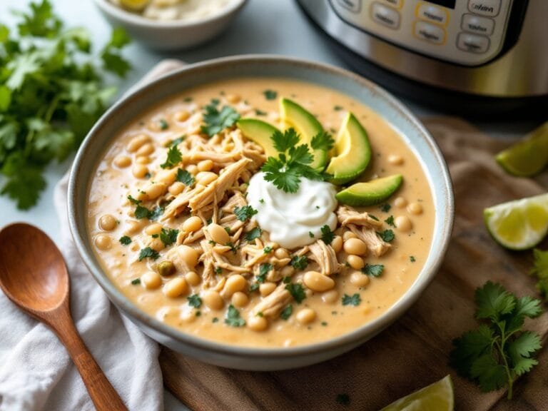 Cozy Instant Pot White Chicken Chili Recipe