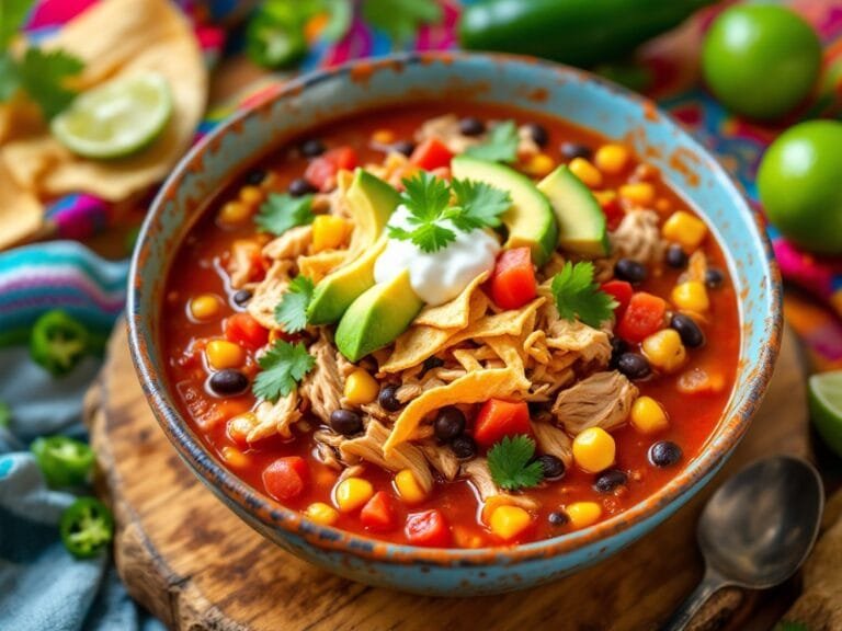 Cozy Instant Pot Tortilla Soup Recipe