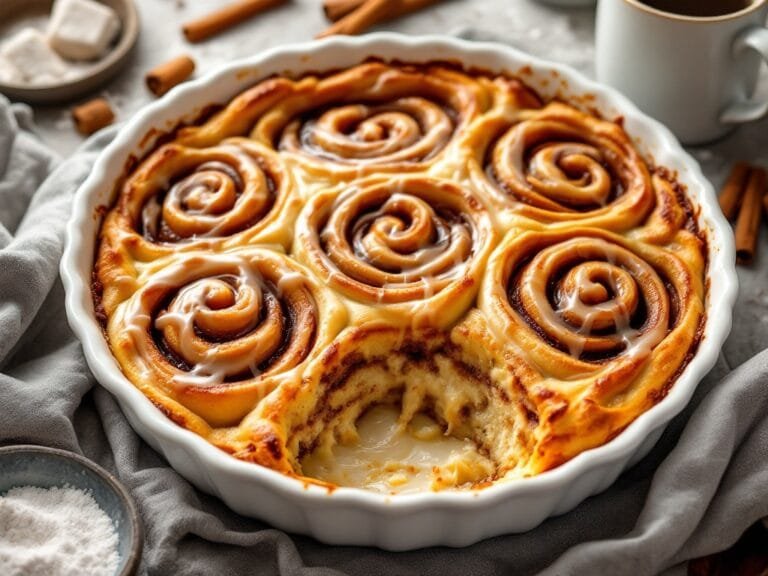 Easy Instant Pot Cinnamon Roll Casserole Recipe