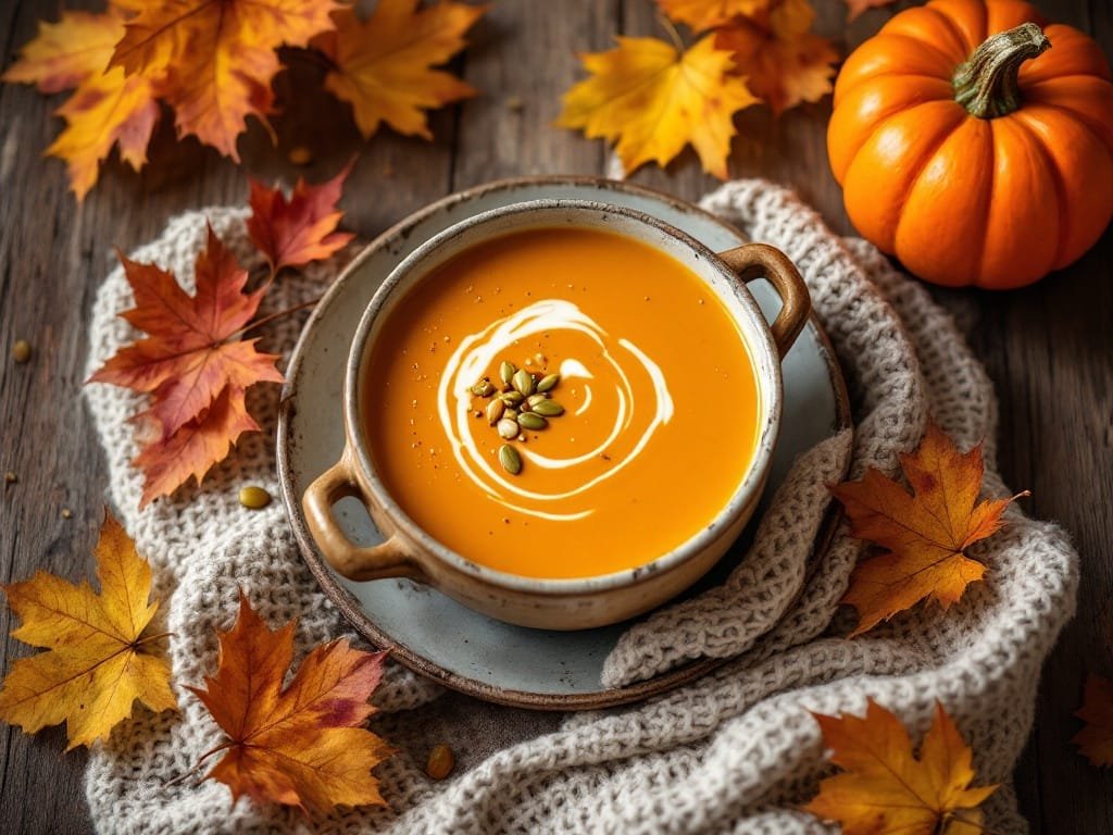 Cozy Autumn Pumpkin Soup - The Kitchens Aid - The Kitchens Aid