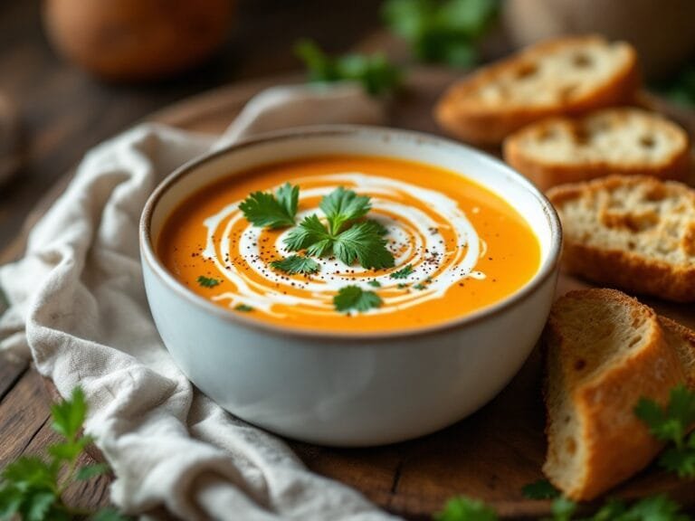 Cozy Carrot Ginger Soup Recipe