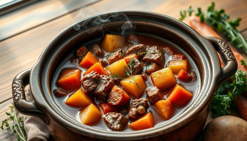 Delicious Crockpot Hearty Beef Stew Recipe | Easy Recipe - The Kitchens Aid
