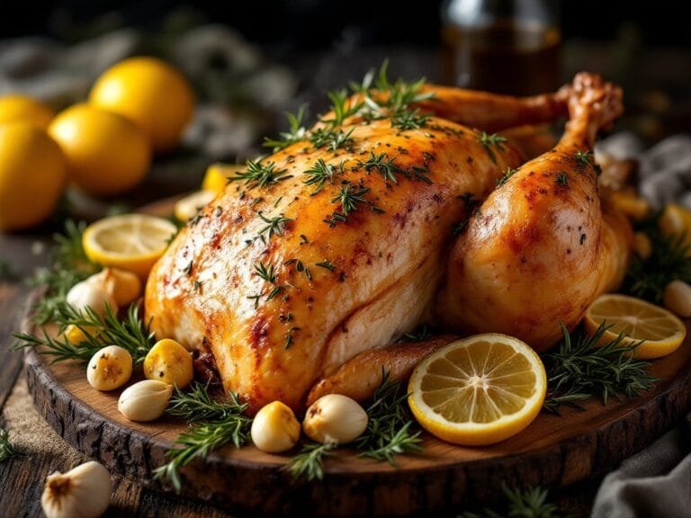 Perfectly Golden Lemon Herb Roasted Turkey Breast