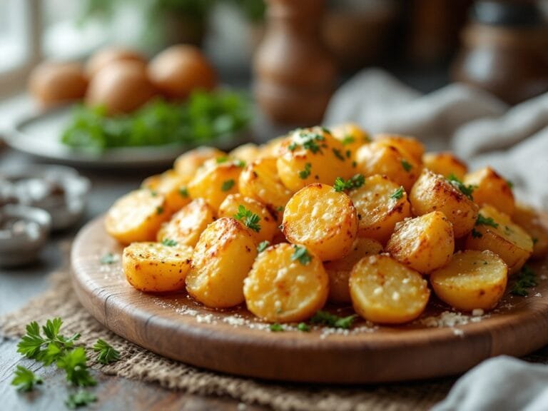 Golden Parmesan Roasted Baby Potatoes