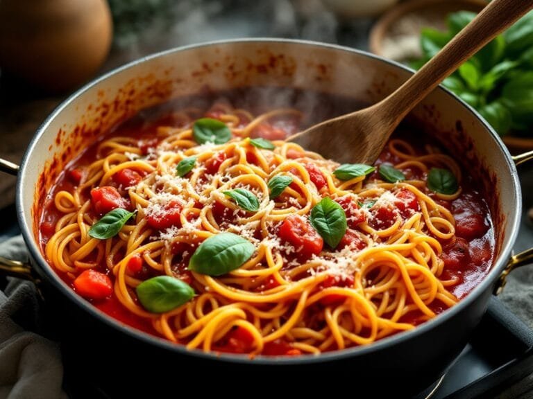 One-Pot Pasta with Tomato and Basil