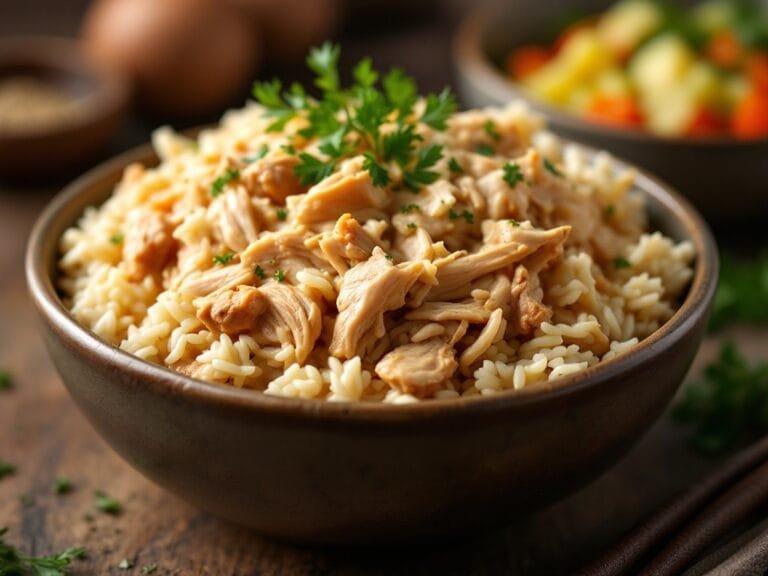 Slow Cooker Chicken and Rice