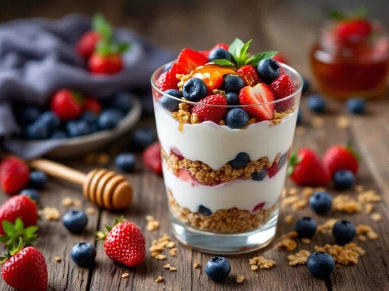 Greek Yogurt and Berry Parfait