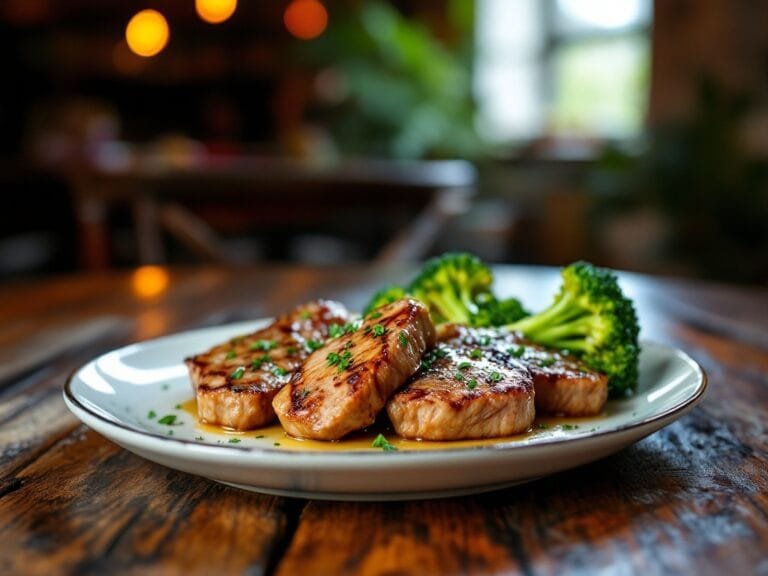 Garlic Butter Steak Bites with Roasted Broccoli