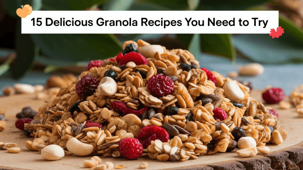 15 Delicious Granola Recipes You Need to Try - The Kitchens Aid - The Kitchens Aid