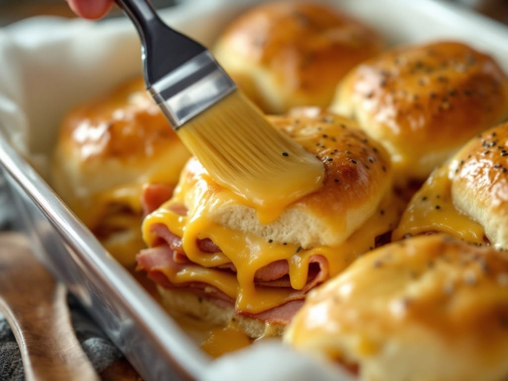 Mouthwatering Ham and Swiss Sliders