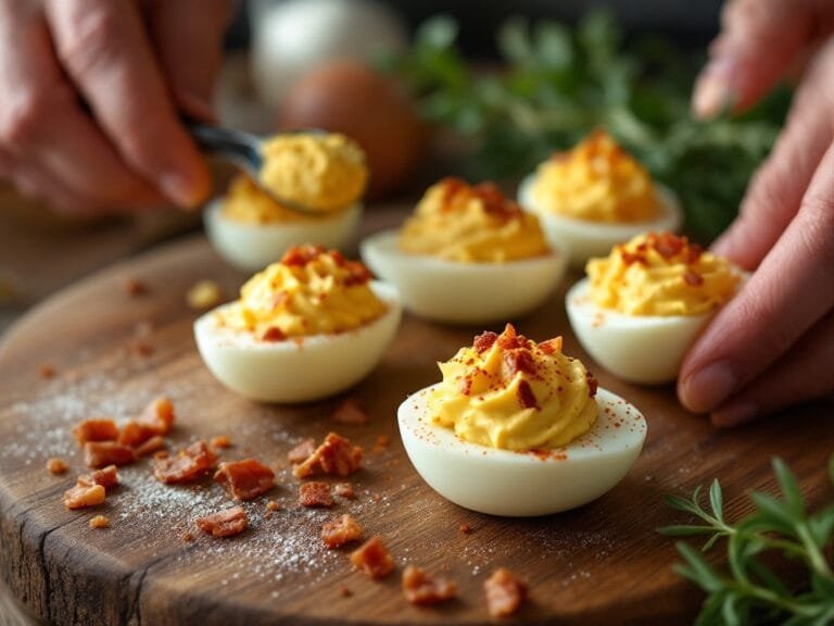 Classic Deviled Eggs with a Smoky Twist