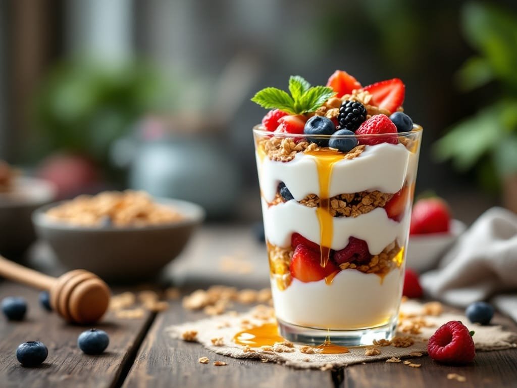 Greek Yogurt Parfait - The Kitchens Aid - The Kitchens Aid