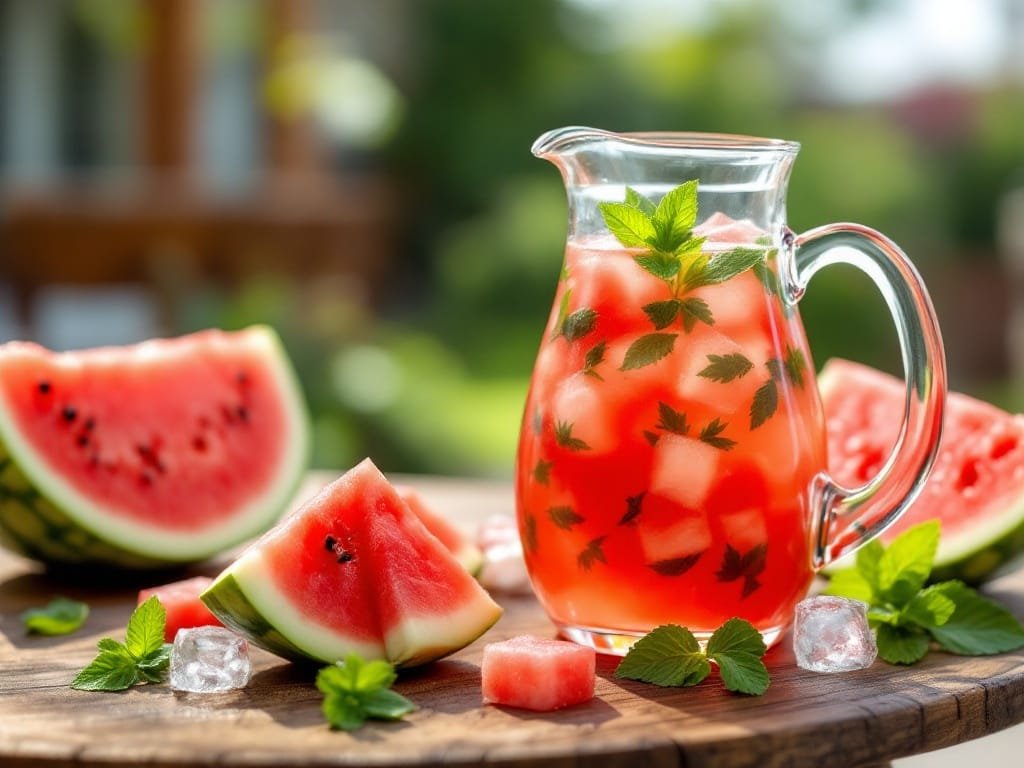 Watermelon Agua Fresca - The Kitchens Aid - The Kitchens Aid