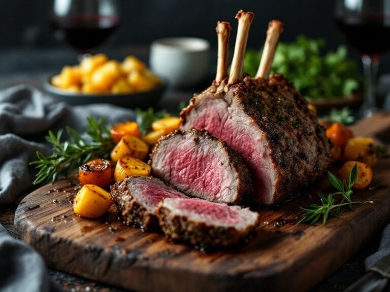 Herb-Crusted Rack of Lamb