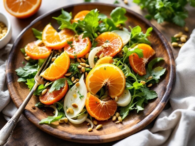Arugula and Fennel Salad with Citrus Vinaigrette