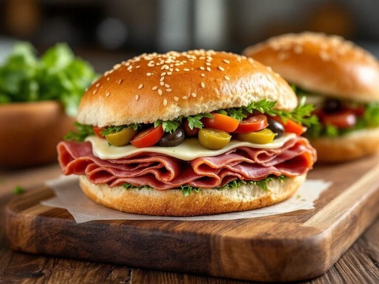 Italian Muffuletta Sandwich