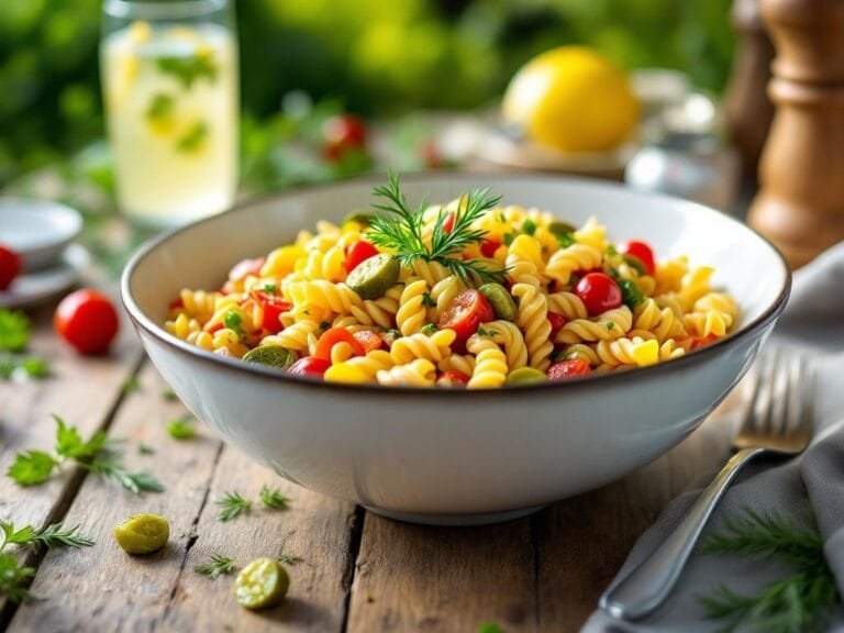 Dill Pickle Pasta Salad