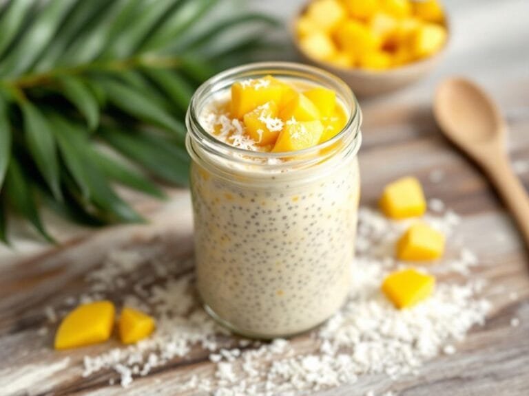 Mango Coconut Chia Pudding