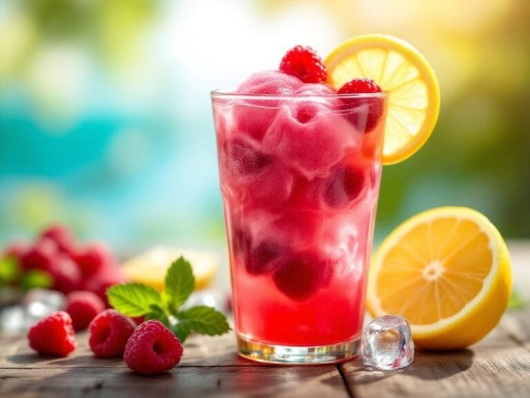 Raspberry Lemonade Sorbet