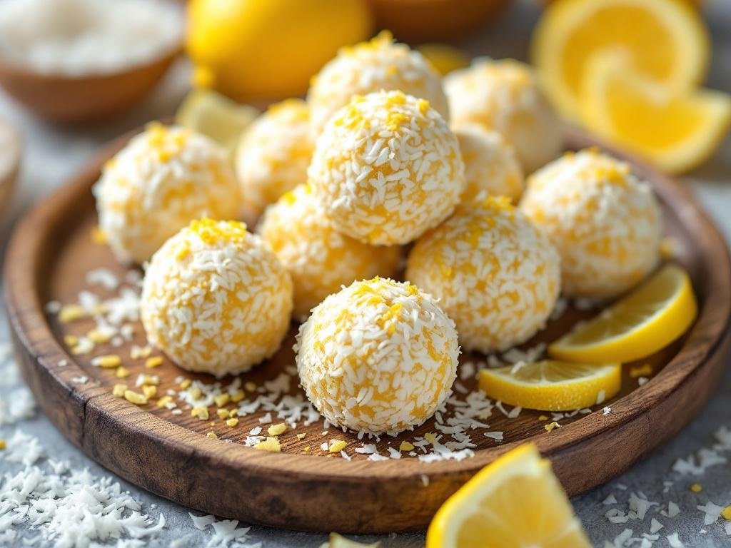 Lemon Coconut Bliss Balls - The Kitchens Aid - The Kitchens Aid
