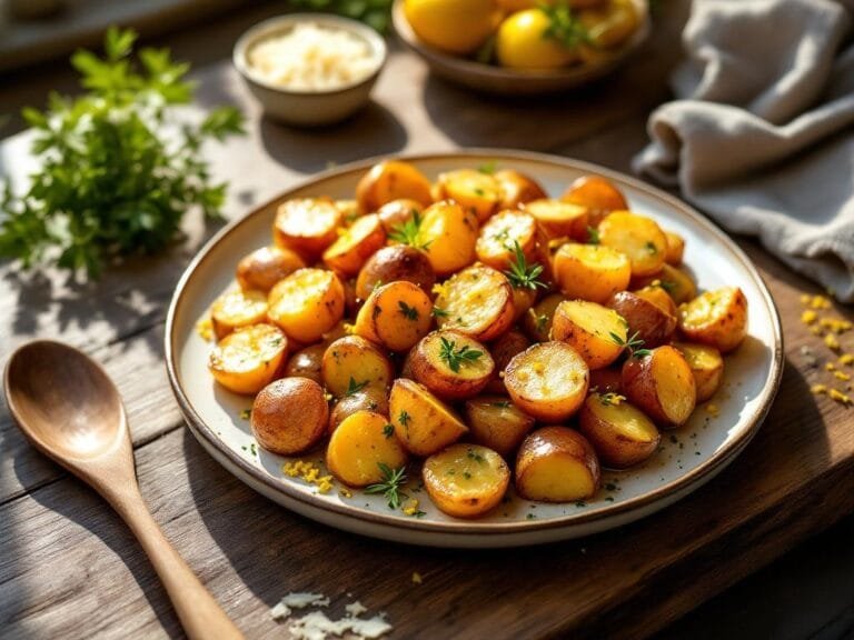 Perfect Herb Butter Roasted Baby Potatoes Recipe