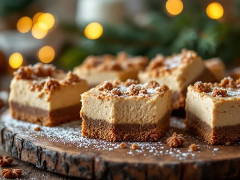 Gingerbread Cookie Cheesecake Bars Recipe for Holiday Baking