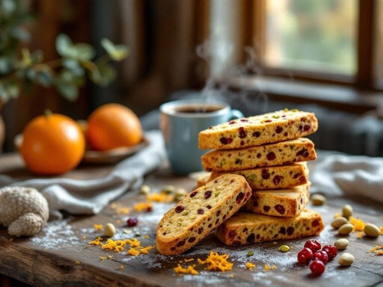 Crunchy Cranberry Pistachio Biscotti Recipe for Cozy Moments