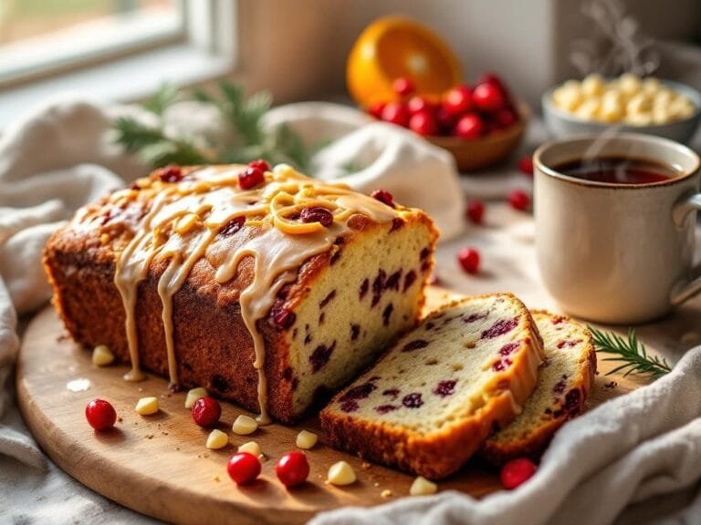 Moist White Chocolate Cranberry Bread Recipe for Holiday Baking