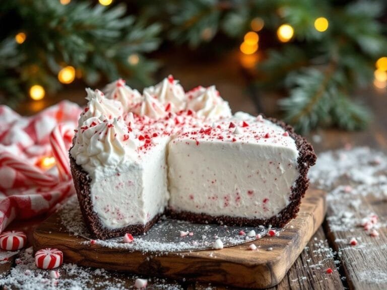 Delicious Candy Cane Icebox Pie Recipe for Holiday Treats