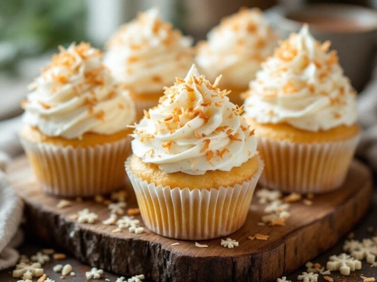 Toasted Coconut Snowball Cupcakes Recipe for a Delightful Treat