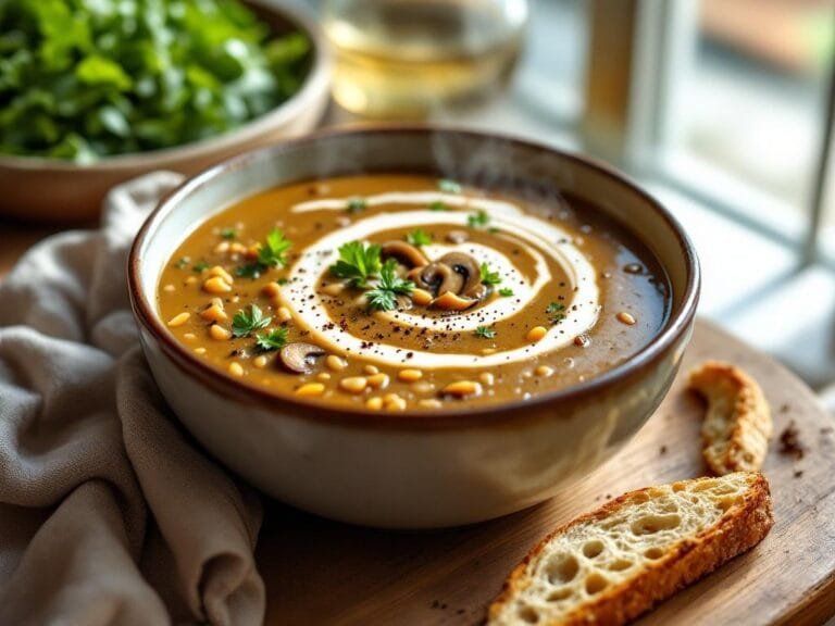 Creamy Mushroom and Wild Rice Soup Recipe for Cozy Comfort