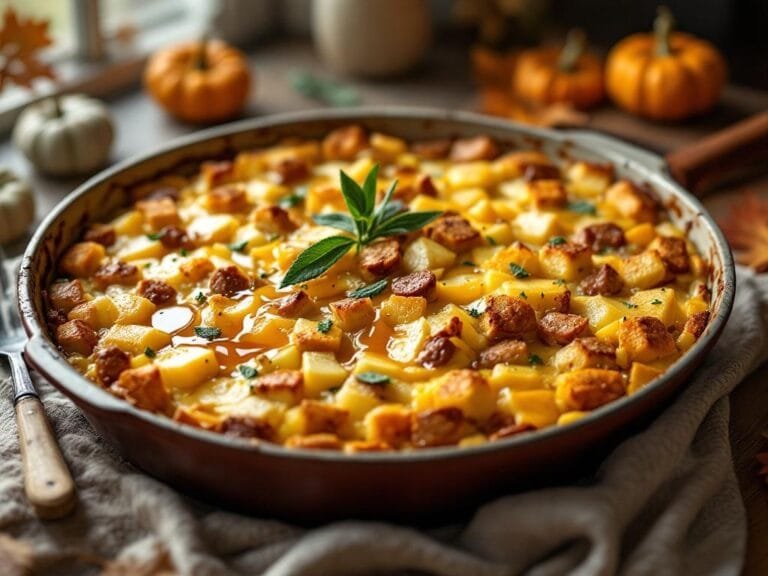 Sausage Apple Sage Breakfast Strata Recipe Ideas