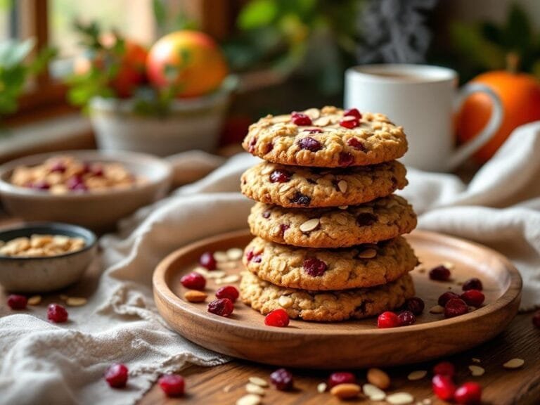 Healthy Cranberry Almond Breakfast Cookies Recipe for Busy Mornings