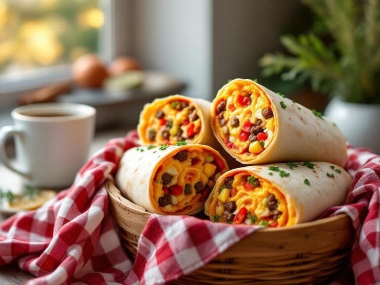 Easy Christmas Morning Breakfast Burritos for Holiday Mornings