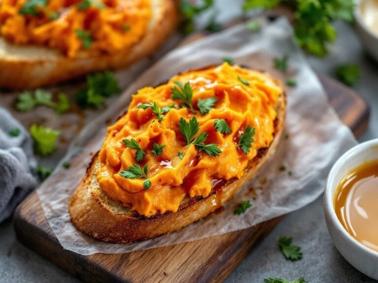 Whipped Sweet Potato Brown Butter Crostini Recipe