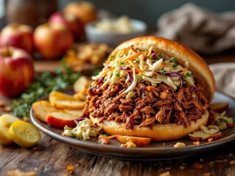 Slow Cooker Apple Cider Braised Pulled Pork Recipe