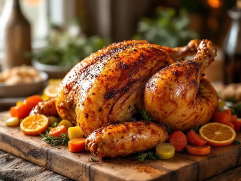Cinnamon and Clove Spiced Roast Chicken Recipe