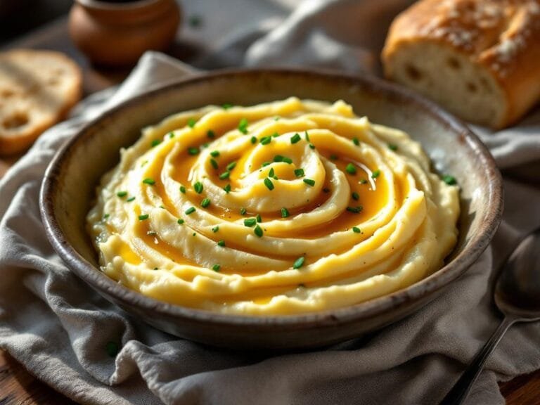 Creamy Brown Butter Garlic Mashed Potatoes Recipe