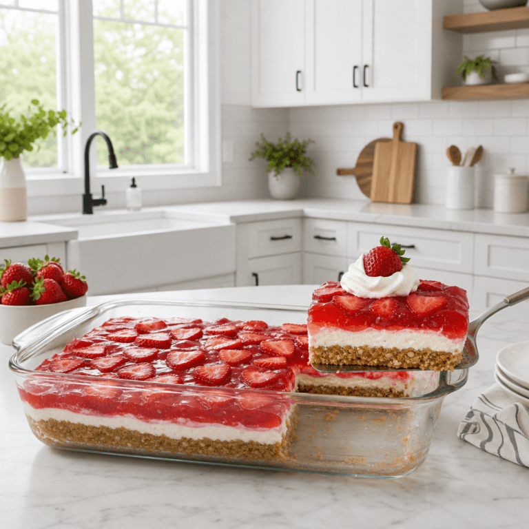 Strawberry Pretzel Salad: A Sweet and Salty Classic