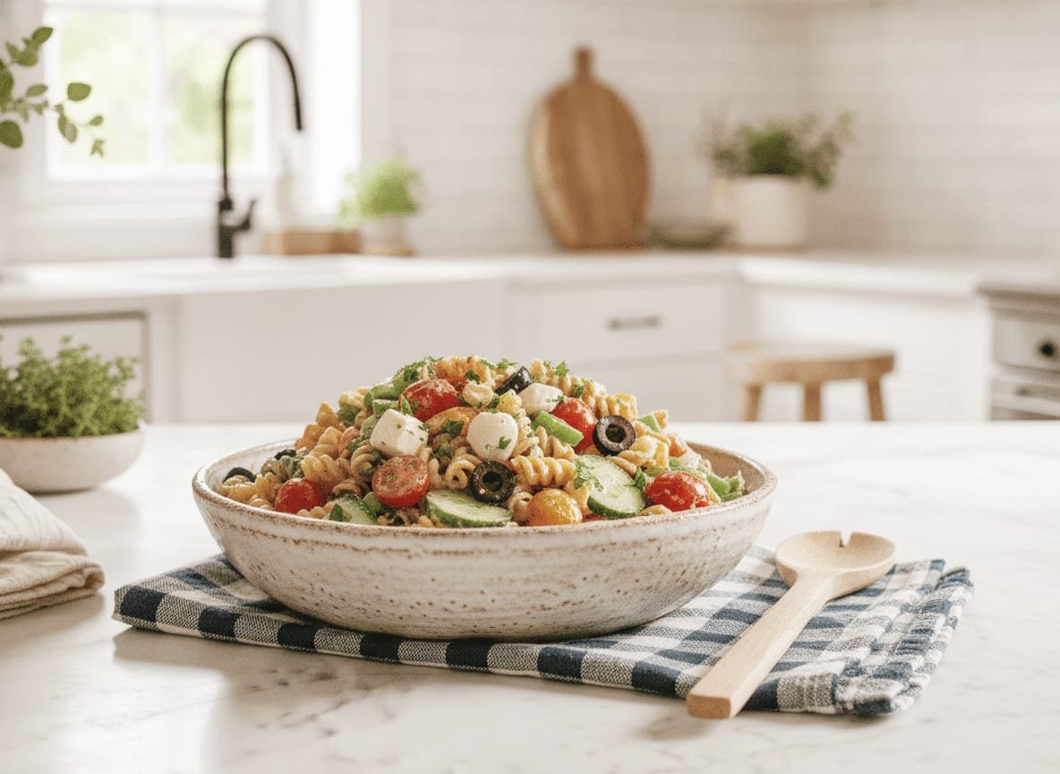 Classic Summer Pasta Salad: The Perfect Potluck Side Dish