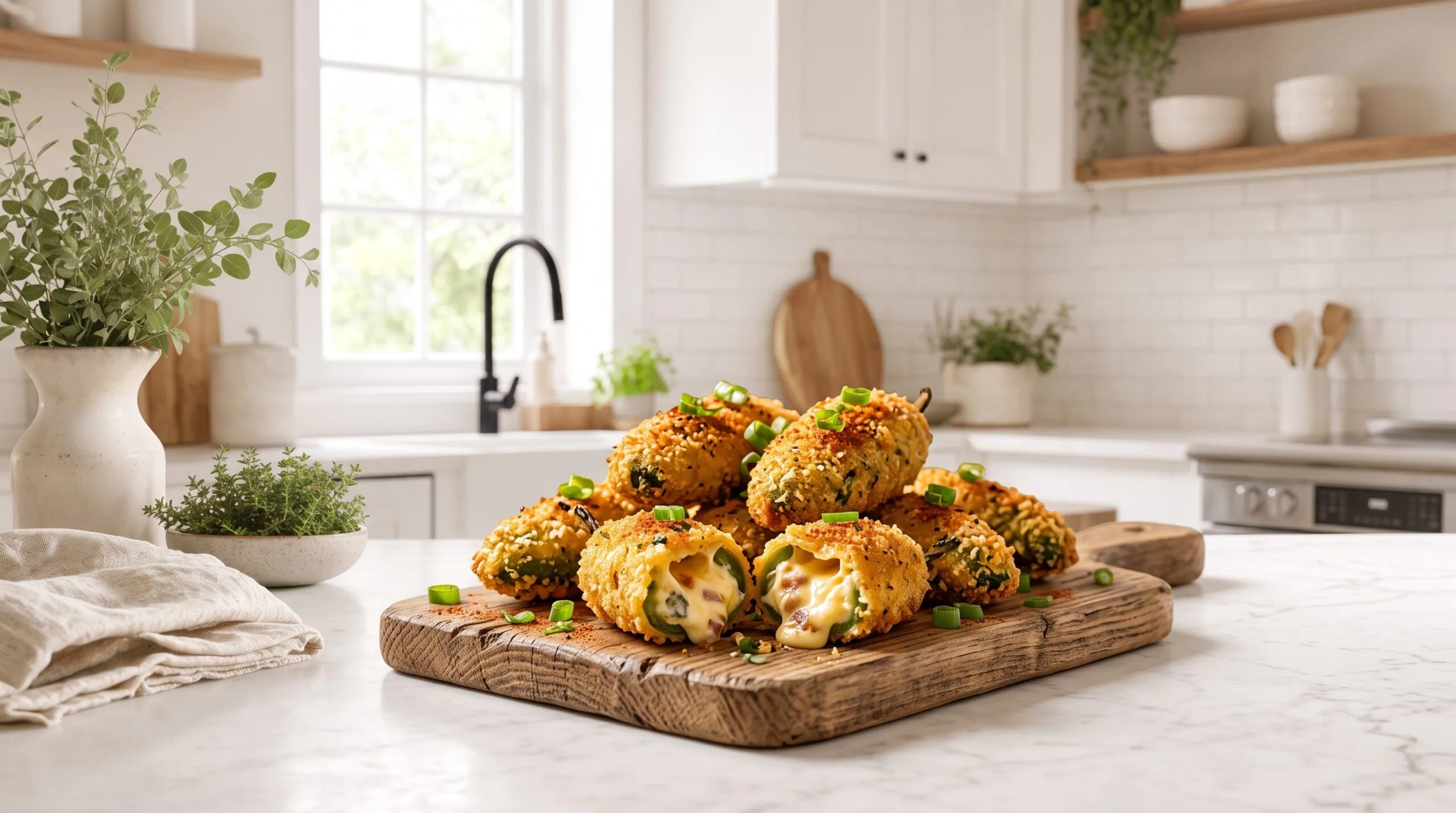 Crispy Baked Jalapeño Poppers