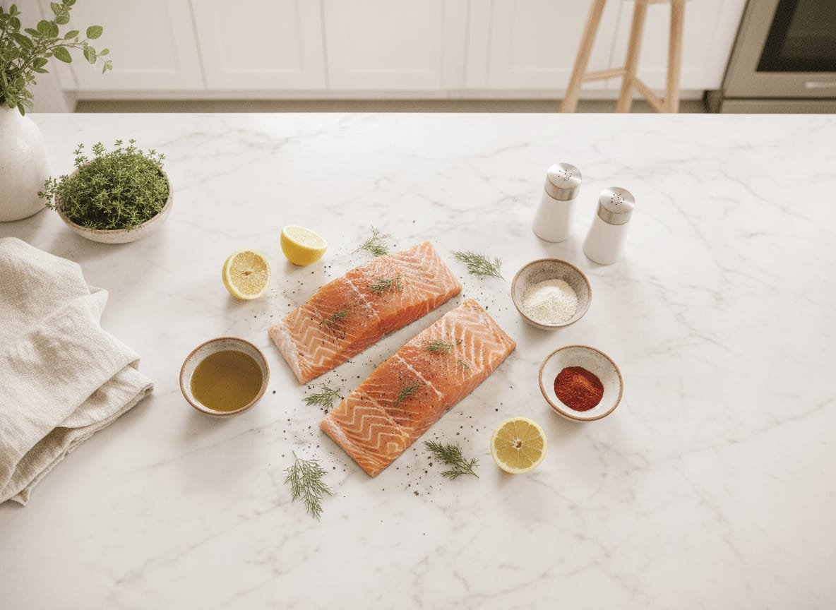 Easy Air Fryer Salmon – Perfectly Flaky Every Time ingredients