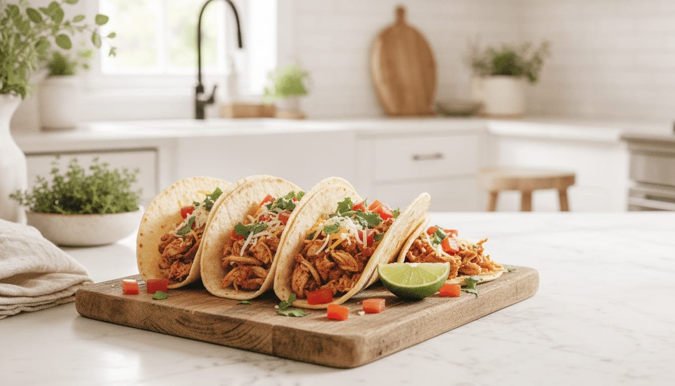 Crockpot Chicken Tacos