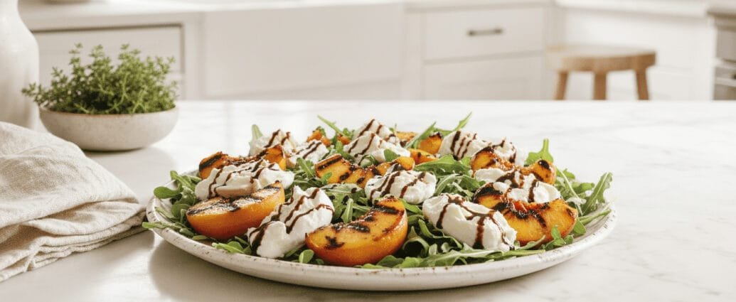 Grilled Peach and Burrata Salad: A Taste of Summer Perfection
