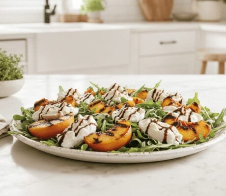Grilled Peach and Burrata Salad: A Taste of Summer Perfection