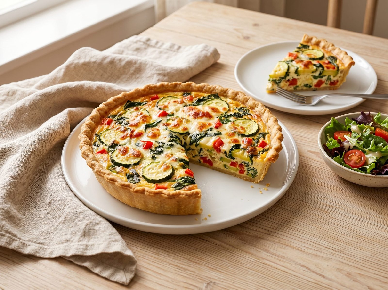 Garden Veggie Quiche