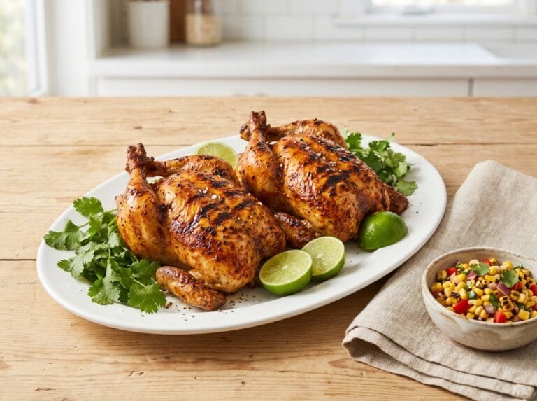 Grilled Cornish Hens with Chipotle Lime (Juicy, Crispy-Skin Recipe)